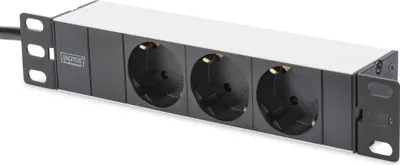 Produktbild von Digitus DN-95411, 2 m, Schwarz, Schwarz, 250 V, 50/60 Hz, 4000 W
