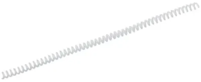 Produktbild von GBC ColourCoil Binderücken, 4:1-Teilung, weiß, 8 mm (100), Weiß, 8 mm