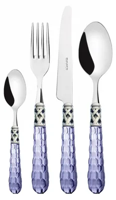 Immagine prodotto di BOHEMIA Ghiera Cromata, Posate Set 24 Pz, Scatola Compact, Casa Bugatti
