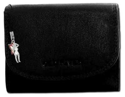 Produktbild von Portemonnaie schwarz Old River Leder D2OPD321S