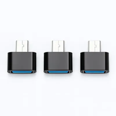 Produktbild von USB-C auf USB-A Adapter OTG – Typ-C Stecker auf USB-A Buchse für Smartphone, Tablet & Laptop