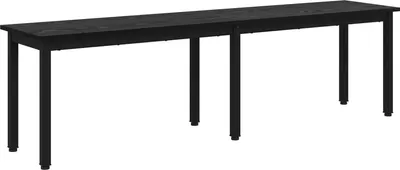 Obrázok produktu pre vidaXL Lavica čierna dubový vzhľad 160 x 35 x 45 cm materiál na báze dreva