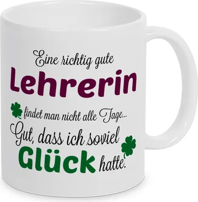 Produktbild von TassenKing Tasse - Eine richtig gute Lehrerin - Danke sagen auf eine besondere Art. Tasse mit Spruch Kaffee Becher Geschenk Firma Job Arbeit Beste Lehrerin