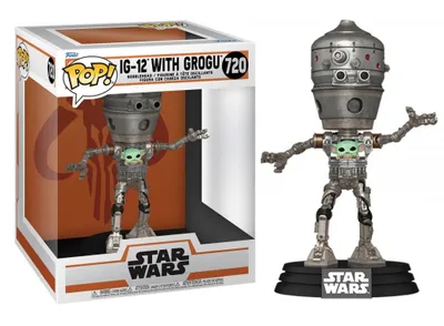 Obrázek produktu pro Funko Pop! Star Wars The Mandalorian IG 12 with Grogu 720
