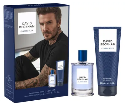 Productafbeelding van David Beckham Classic Blue geschenkset: Eau de Toilette 50 ml, douchegel 200 ml