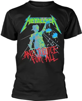 Produktbild von Metallica - "And Justice For All" T-Shirt für Herren/Damen Uni PH1443 (S) (Schwarz)