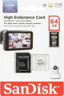 Obrázek produktu pro SanDisk High Endurance 64GB microSDXC SDSQQNR-064G-GN6IA