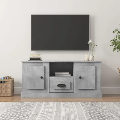 Produktbild von The Living Store TV-Schrank Betongrau 100x35,5x45 cm Holzwerkstoff