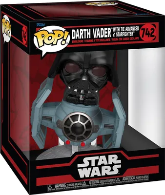 Immagine prodotto di Funko Pop! Rides Deluxe - Darth Vader z Tie Advanced Starfighter, Star Wars