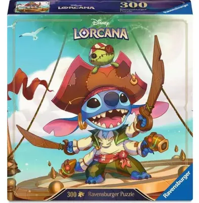 Immagine prodotto di RAVENSBURGER Puzzle Disney Lorcana: Stitch - Alien Bucaneer, 300 pezzi