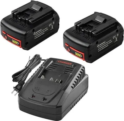 Obrázek produktu pro Baterie, kapacita 6000 mAh, kompatibilní s elektrickým nářadím, sada 1, 18 V