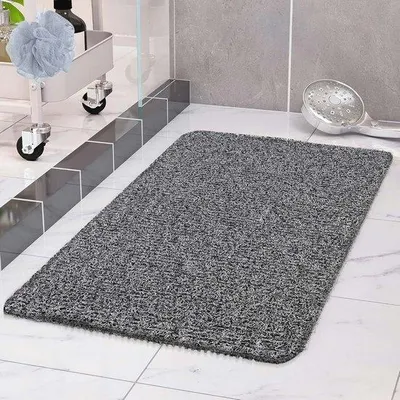 Produktbild von Antirutsch-Duschmatte - Weich, Peelingfrei, Schnelle Drainage, 80 x 80 cm, Weiß