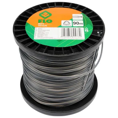 Produktbild von FLO Mähfaden Trigon 2,4 mm 90 m Schwarz