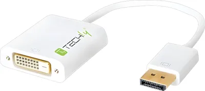 Produktbild von Techly 0.15m DisplayPort 1.2 - DVI-D M/F, 0,15 m, DisplayPort, DVI-D, Männlich, Weiblich, 1080p