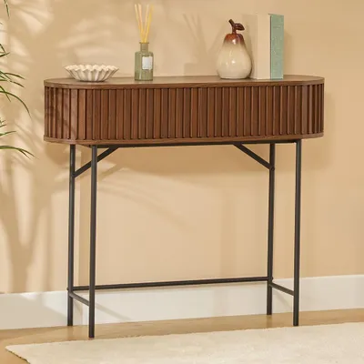 Produktbild von Eazy Living Konsolentisch 100 cm Lisandre Walnusslook