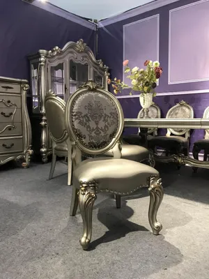 Produktbild von Polsterstuhl Luxus Sessel Stuhl Stühle Wohnzimmer Esszimmer Lehnstuhl Barock neu