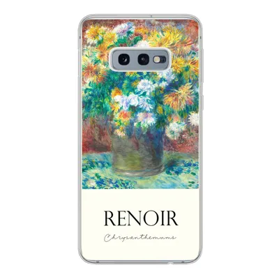 Produktbild von MuchoWow® Handyhülle Schutzhülle Hülle für Samsung Galaxy S10e Renoir - Chrysantheme - Gemälde Silikon Softcase Handy Hülle - Handy