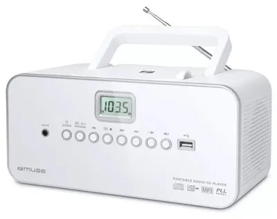 Productafbeelding van Muse M-28RDW, Digitaal, FM, MW, 522 - 1620 kHz, Speler, CD, CD-R, CD-RW, Volgende, Vorige, Herhaal alles, Herhaal één keer