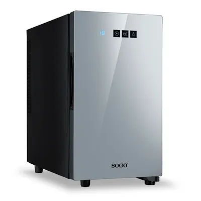 Produktbild von Sogo NEV-SS-21900, Weinkühler mit Kompressor, Freistehend, 8 Flasche(n), Innenbeleuchtung, Edelstahl