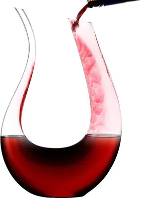 Obrázok produktu pre Džbán na víno 1500 ml z krištáľového skla, klasický tvar písmena U