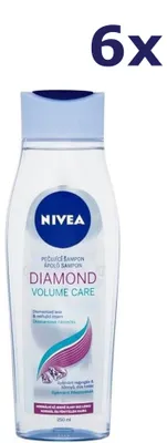Image de 6 shampoings Nivea - Diamond Volume Care 250 ml