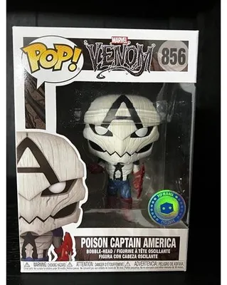 Imagen del producto de Funko Pop! Marvel, Venom - Capitán América envenenado, edición exclusiva #856