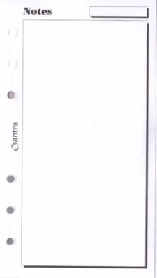 Obrázok produktu pre Wkład do organizera ST Notes 9,5 x 17 cm Antra