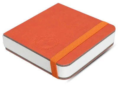 Obrázek produktu pro Akvarelový skicák, 30 listů, rozměr 10x10 cm, oranžová barva, gramáž 300 g/m², přenosný