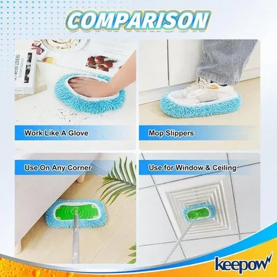 Obrázek produktu pro Jednorázové podložky pro mop a smeták, 4 kusy, navlhčené