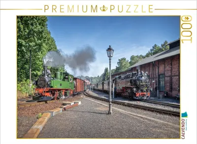 Produktbild von CALVENDO Puzzle Zittauer Schmalspurbahnen | 1000 Teile Lege-Größe 64x48cm Foto-Puzzle für glückliche Stunden