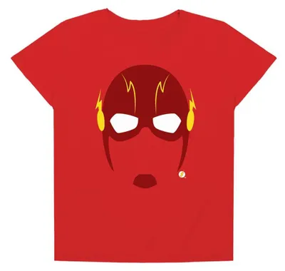 Imagen del producto de Camiseta de la Liga de la Justicia para mujer, modelo TV36526 (talla L), color rojo