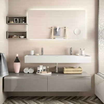 Obrázok produktu pre Salgar umývadlo VENETO 1210 s 2 otvormi PORCELÁNOVÁ BIELA 1210 x 120 x 460 mm