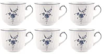 Produktbild von Villeroy & Boch Vieux Luxembourg 6er Set Kaffeetasse 290 ml Porzellan