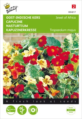 Zdjęcie produktu dla Nasturcja Jewel of Africa | Nasiona nasturcji od Buzzy Seeds