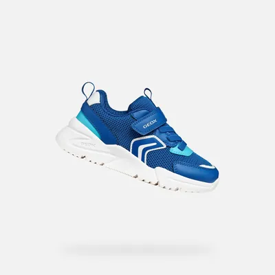 Produktbild von Geox Blue Loftus Jungen-Sneakers