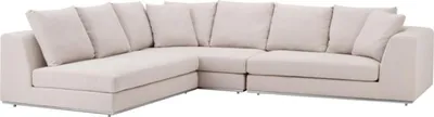 Produktbild von Casa Padrino Luxus Sofa Naturfarbig - Designer Ecksofa