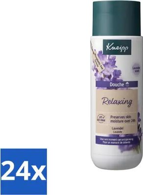 Imagen del producto de Kneipp, Gel de ducha relajante, 200 ml - Paquete económico - 24 unidades
