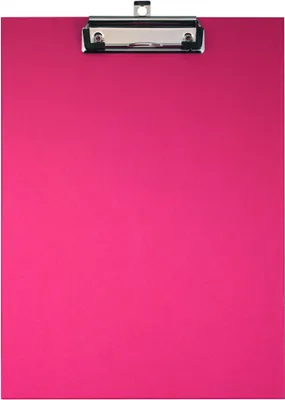 Image de Planchette à pince A4 carton dur avec couverture en papier kraft rouge