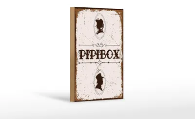 Produktbild von Holzschild Spruch 12x18 cm Pipibox Dekoration