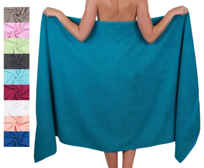 Produktbild von Betz XXL Badetuch 100 x 200 cm PALERMO  Saunatuch 100% Baumwolle  Farbe: petrol