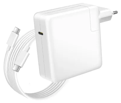 Produktbild von Avizar, MacBook USB-C Netzladegerät, Schnellladen, 96W - Weiß, Weiß