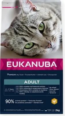 Produktbild von EUKANUBA Adult Chicken - trockenfutter für Katzen - 2kg