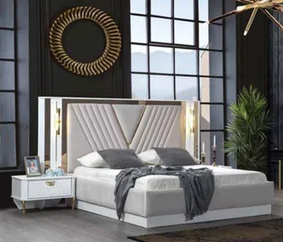 Produktbild von Bett Doppelbett Betten Möbel Einrichtung Schlafzimmer Möbel Design Beleuchtet