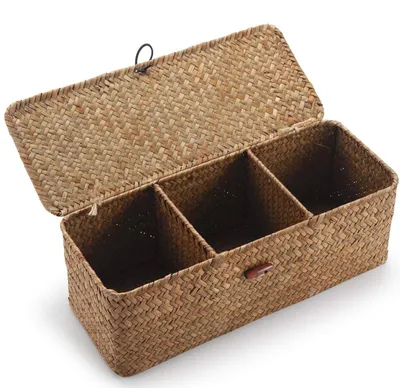Produktbild von Seagrass Toilettentank Aufbewahrungskorb mit Deckel