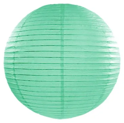 Produktbild von Mintfarbene Papierlaterne 35 cm für festliche Anlässe wie Geburtstagsfeier oder Gartenparty