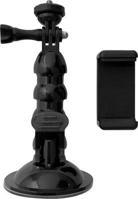 Obrázek produktu pro HQWear Nastavitelný držák přísavky pro GoPro, DJI, Insta360, SJCam, Eken s adaptérem pro smartphone