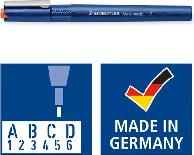 Zdjęcie produktu dla Staedtler Mars, Niebieski, 1,2 mm, Okrągły, 1 szt., Niemcy