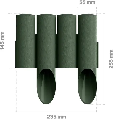 Produktbild von Cellfast Garten Palisade 4 El. 2,3 Mb Grün