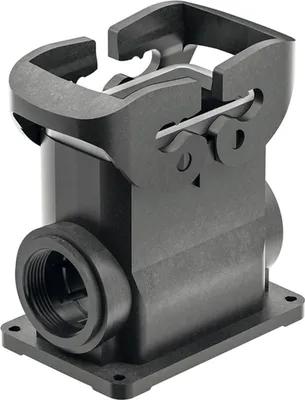 Immagine prodotto di HARTING Han ECO 10B Alloggiamento base senza pressacavo, 1xM32 uscita cavo laterale, con 2 staffe trasversali - 1 pezzo