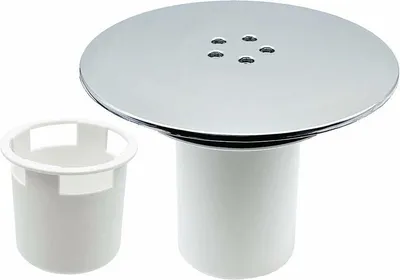 Obrázek produktu pro Sprchová zátka, sprchová zátka 90 mm/115 mm, náhradní kryt sprchového sifonu, univerzální kryt sprchové zátky, chromový kryt sprchové zátky, rychlý průtok